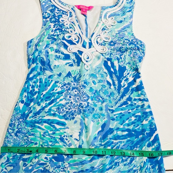 Lilly Pulitzer Harper Shift Dress Hey Hey Soleil $148 Size XS Extra Small - Picture 9 of 15